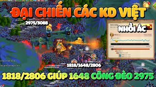 Khi Các Kingdom Việt Gặp Nhau Ở Đèo 7  Có Bao Nhiêu Nick Farm Đem Hết Ra Sử Dụng Rise of Kingdoms [upl. by Hcirteid]