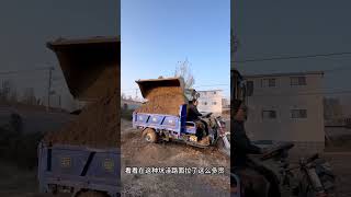 Heavy deuty electric tricycleautomobile electric excavator electricvehicle [upl. by Eenel]