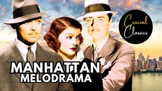 Manhattan Melodrama 1934 Clark Gable Myrna Loy William Powell first time full movie reaction [upl. by Fulmer]