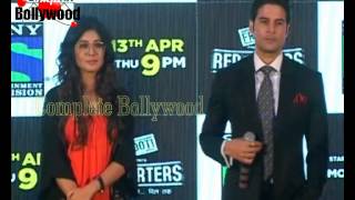 Rajeev Khandelwal Kritika Kamra at Sony TV PC for New Show Reporters [upl. by Horodko595]