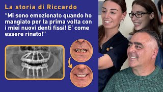 Implantologia Empoli La Trasformazione di Riccardo con Iris [upl. by Frame339]