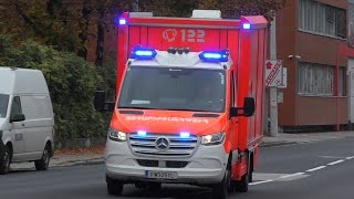 SICHF 1 Berufsfeuerwehr Linz auf Einsatzfahrt [upl. by Jule]