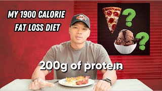 How I Eat 200g Protein Every Day  1900 Calorie Fat Loss Diet [upl. by Huntington]