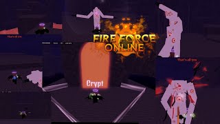 Fire force online crypt guide part 1 Parkour [upl. by Fitzger]