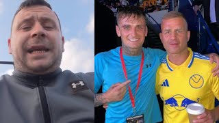 ANDY SMITH DIRECT MESSAGE TO ROBBIE BROWN BKFC [upl. by Alesandrini]