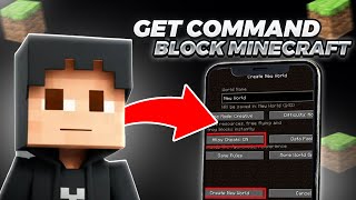 How To Get Command Block In Minecraft All Platforms Xbox  IOS  Android  PS5  Switch 2024 [upl. by Euqitsym650]