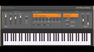 A73 Piano Station 2 hands 1 laptop Software Demo [upl. by Doolittle380]