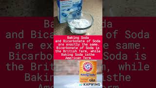 BICARBONATE OF SODA AND BAKING SODA WHAT IS THE DIFFERENCE [upl. by Janiuszck749]