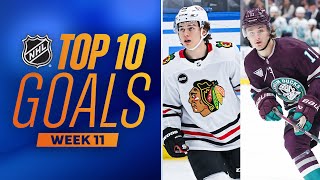 Top 10 Goals from Week 11  202324 NHL Season [upl. by Sucramraj]