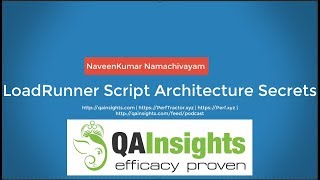 Learn LoadRunner Series  6  LoadRunner Script Architecture Secrets [upl. by Vick]