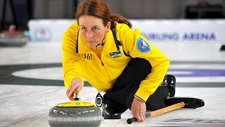 CURLING CANSWE WCF World Mixed Doubles Chp 2014  Group B [upl. by Bullard]