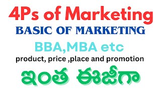 4Ps of marketing strategies bba mba important question easy explanation [upl. by Gianni34]