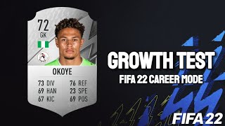 Maduka Okoye Growth Test FIFA 22 Career Mode [upl. by Khichabia]