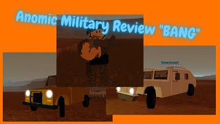 ROBLOX Anomic Military Review [upl. by Namus]