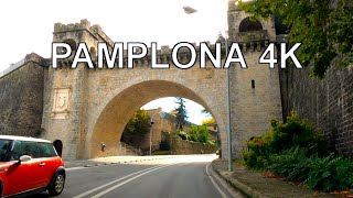 Pamplona Navarra España Conduciendo 4K Viaje en Coche UHD [upl. by Meesan]