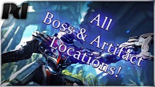 Ark Extinction Artifact amp Titan Cave Locations [upl. by Adarbil658]