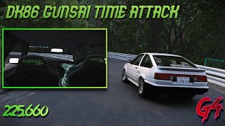 Assetto corsa DKs ae86  Gunsai time attack  225660 [upl. by Schulman411]