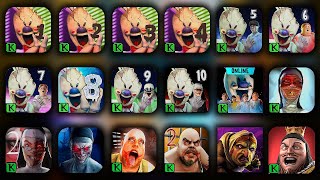 Ice Scream 18 amp Online  Evil Nun 12 amp TBM  Mr Meat 12 Witch Cry amp   Keplerians Full Gameplay [upl. by Kcim]