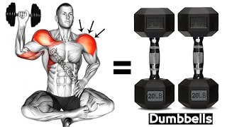 Broader Shoulders Bigger Gains Your  Ultimate Dumbbell Shoulder Blueprint [upl. by Arag]