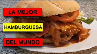 🍔 COMO HACER UNA HAMBURGUESA CASERA DE PREMIO la mejor hamburguesa [upl. by Arihas]