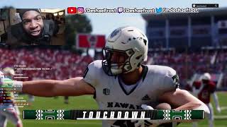 Deshae frost and Kai cenat 1v1 in College Football 25 [upl. by Poulter]