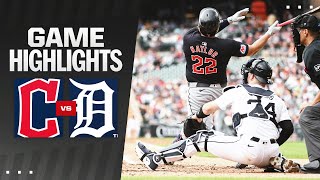 Guardians vs Tigers Game Highlights 73024  MLB Highlights [upl. by Sirrap]