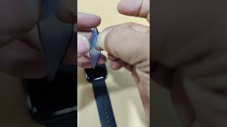 Smart watch screen protector install [upl. by Enalb]