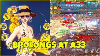 BROLONGS 573K PS AT A33 WB CONTEST  FF VS HOF  MIR4 [upl. by Ahsya]