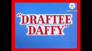 Draftee Daffy 1945 US Dubbed [upl. by Thorny]