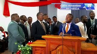 LE GROUPE CŒUR DHOMME ADVENTISTE DU CAPHAÏTIEN dans sa prestation à lÉglise Adventiste Bethesda [upl. by Rollins]