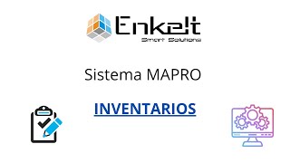 REPORTE DE INVENTARIOS EN MAPRO [upl. by Narahs984]