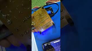 ✨ Prueba de Osciloscopio 2 canales con Raspberry pi pico w con analizador lógico 8 canales shorts [upl. by Nealah]