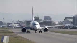 Sun Express B737800 first landing in 2013 at FDH HD [upl. by Yenatirb]