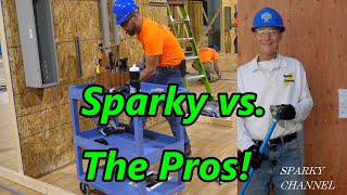 Sparky vs the Pros Short Version IDEAL Stay Wired to Win Conduit Bending Challenge Demo [upl. by Lubbi363]