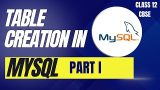 CBSE Class 12 Computer Science  Table Creation in MySQL  Part I  Tamil [upl. by Artima]