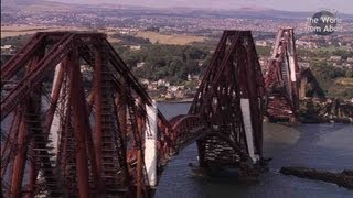 Scotland from Above Edinburgh to Fingals Cave Route HD [upl. by Yelha]