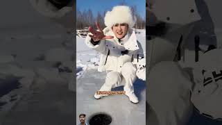 Machli pakadne wali fishing icefishing alie топ fish viralvideo viralshort shortsfeed facts [upl. by Adnohs]