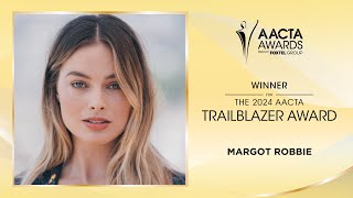 Margot Robbie Receives Trailblazer Award at the 2024 AACTA Awards [upl. by Ait]