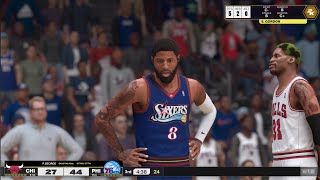 NBA 2K25  199798 Bulls  76ers  Play Now Online PS5 [upl. by Orian]