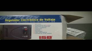 Regulador de voltaje Microvolt inet 1300 Plus [upl. by Ajnos]