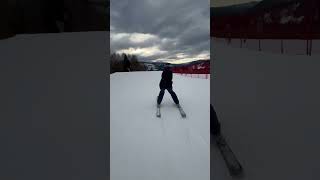 Attempting a 450 frestayle ski snowpark [upl. by Hartmunn]