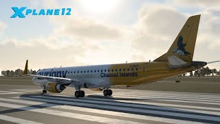 XP12  XCrafts EJets  E190  Auch XPlane kann EJets  LIVE  Fliegerabend™ [upl. by Tedd371]