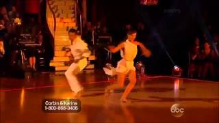 Corbin Bleu and Karina Smirnoff  Contemporary  Week 1 [upl. by Willard]