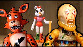 More FNAF BOOTLEGS Twisted Ones Pizzeria Simulator and Security Breach Action Figures [upl. by Donna]