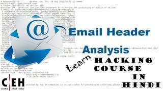 Hindi Email header Analysis kya hota hai  How to Analyze and Track any Email Header [upl. by Crelin]