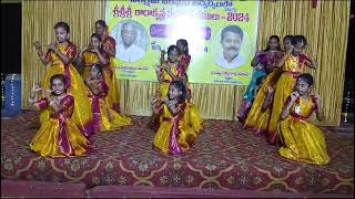 chudarandamma vochadamma krishudu song kolatam jai shree Krishna kolatam group malkapuram [upl. by Cullen]