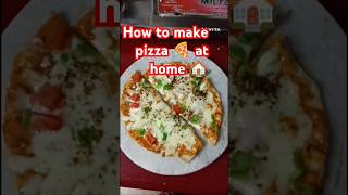 How to make pizza 🍕 at home 🏠pizza recipe pizza lover chatori aashi short video cooking shorts [upl. by Tabib373]