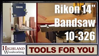 Rikon 14quot Deluxe Bandsaw 10326 [upl. by Dearborn]