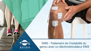 EMS  Traitement de linstabilité du genou avec un électrostimulateur EMS [upl. by Moffat]