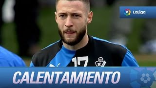 Calentamiento del SD Eibar [upl. by Cinomod250]